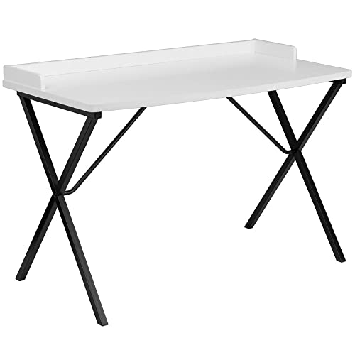 Flash Furniture Computer-Schreibtisch, weiß, 60.01 x 120.02 x 80.01 cm von Flash Furniture