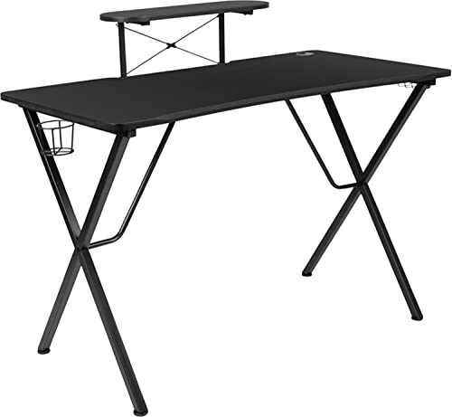 Flash Furniture Gaming Desk, Holz, Schwarz, 51.5" von Flash Furniture