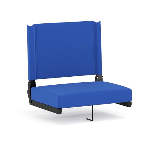 Flash Furniture Grandstand Comfort Seats by Flash with Ultra-Padded Seat in Blue - XU-STA-BL-GG von Flash Furniture