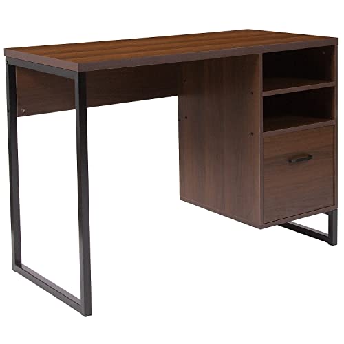 Flash Furniture Rustic Coffee Desk Schreibtische, Metall, braun, 41.25" W x 19.5" D x 29.5" H von Flash Furniture