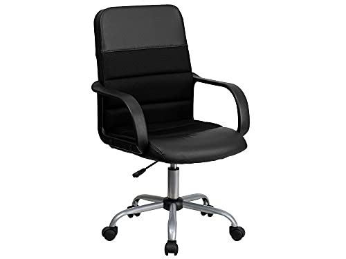 Flash Furniture mid-Back Aufgabe Schwarz Leder und Netz-Drehstuhl von Flash Furniture