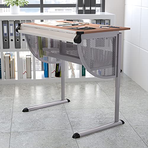 Flash Möbel nan-jn-2433-gg verstellbar Zeichnen und Ausarbeitung Tisch mit Zinn Metallic Rahmen von Flash Furniture