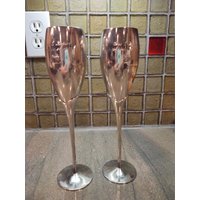 Vintage Silber Jäten Toasting Flöten von FlashBacksInMyGarage
