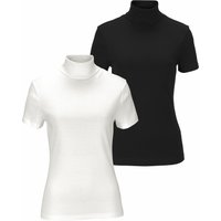 Flashlights Rollkragenshirt, (Packung, 2 tlg., 2er-Pack), eng geschnitten, aus elastischem Material, im 2er-Pack von Flashlights