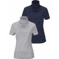 Flashlights Rollkragenshirt, (Packung, 2 tlg., 2er-Pack), eng geschnitten, aus elastischem Material, im 2er-Pack von Flashlights