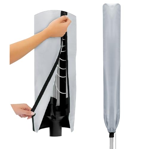 Wäschespinne Abdeckung Wasserdicht Universelle Passform mit Reißverschluss Wäscheleine Abdeckung als Sonnenschirm verwendbar Wäschespinne Abdeckung Wasserdicht Universelle Passform mit Reißverschluss Wäscheleine Abdeckung als Sonnenschirm verwendbar von Flatro