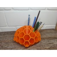Honigwaben Schreibtisch Stiftebecher/Organizer Mit 19 Oder 36 Fächern von Flauschkopf