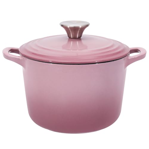 Flavehc Dutch Oven Topf mit Deckel 1,8 qt Gusseisen Dutch Oven für Brot Backen Rosa Emaillierter Gusseisen Reistopf mit Griffen Flavehc Dutch Oven Topf mit Deckel 1,8 qt Gusseisen Dutch Oven für Brot Backen Rosa Emaillierter Gusseisen Reistopf mit Griffen von Flavehc