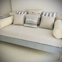 Full, Queen, King, Custom Baumwollbezug Mit Langem Reißverschluss. Matratze Aus Ungebleichter Baumwolle Zip-Off Benutzerdefinierte Große von FlaxyHome