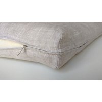 Umweltfreundlicher Matratzenbezug Für Wiege Aus Leinen Mit Langem Reißverschluss. Natürlicher Leinenmatratzenbezug Babybett. Zip-Off Bezug von FlaxyHome