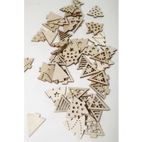 15 Stück Weihnachtsbaum Mix Streudeko Holz 15 Stück Weihnachtsbaum Mix Streudeko Holz von FledysShop