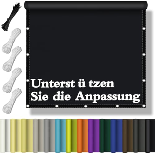 Flei Sonnensegel Wasserdicht Rechteckig, Schattentuch UV-Schutz Sunsegel Reißfest Maschinenwäsche mit Ösen und Seil für Garten Balkon Terrasse Zaunblende AußEnbereich Schwimmbad 2.5x3M - Schwarz Flei Sonnensegel Wasserdicht Rechteckig, Schattentuch UV-Schutz Sunsegel Reißfest Maschinenwäsche mit Ösen und Seil für Garten Balkon Terrasse Zaunblende AußEnbereich Schwimmbad 2.5x3M - Schwarz von Flei
