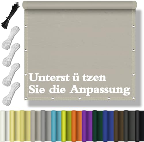 Flei Sonnensegel Wasserdicht Rechteckig, Schattentuch UV-Schutz Sunsegel Reißfest Maschinenwäsche mit Ösen und Seil für Garten Balkon Terrasse Zaunblende AußEnbereich Schwimmbad 3.5x6.5M - Khaki Flei Sonnensegel Wasserdicht Rechteckig, Schattentuch UV-Schutz Sunsegel Reißfest Maschinenwäsche mit Ösen und Seil für Garten Balkon Terrasse Zaunblende AußEnbereich Schwimmbad 3.5x6.5M - Khaki von Flei