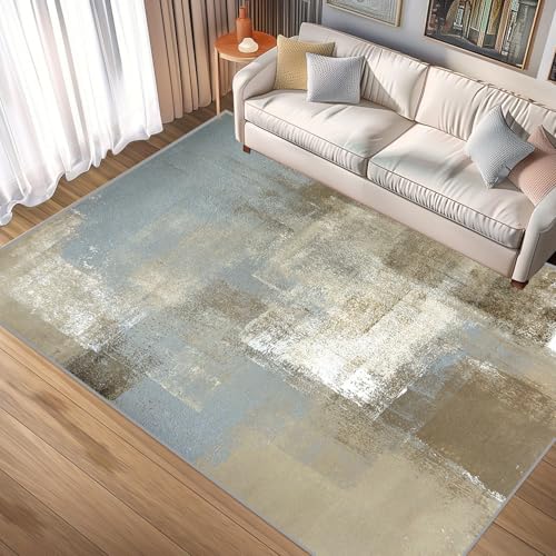 Teppich Kuscheliger 80x120cm Teppich Anti-Rutsch Unterseite Flauschig Waschbar fürs Wohnzimmer, Schlafzimmer und Kinderzimmer auch als Badematte von Flei