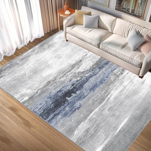 Teppich Wohnzimmer 40x100cm Moderner In- und Outdoor KurzflorTeppich Flauschig Waschbar, Pflegeleicht und Robust ideal fürs Wohnzimmer, Schlafzimmer und Kinderzimmer auch als Badematte von Flei