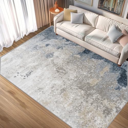Teppich Wohnzimmer 80x120cm Flur Teppich Modern Flauschig Anti-Rutsch Waschbar fürs Wohnzimmer, Schlafzimmer und Kinderzimmer auch als Badematte von Flei