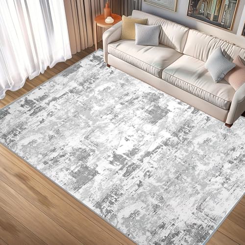 Teppich Wohnzimmer 80x300cm moderner weicher Teppich Anti-Rutsch Rückseite Waschbar fürs Wohnzimmer, Schlafzimmer und Kinderzimmer auch als Badematte von Flei