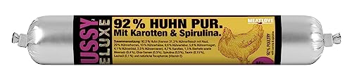 Pussy Deluxe Huhn PUR mit Karotten und Spirulina (1 x 100 Gramm) von Fleischeslust