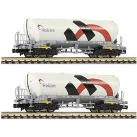 Fleischmann 848901 N 2er Set Silowagen der Holcim/Wascosa von Fleischmann