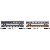 Fleischmann 881908 4-tlg. Set „Popfarbener DC-Zug“, DB von Fleischmann