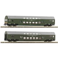 Fleischmann 6260041 N 2er-Set 1: Doppelstockwagen der DR 2. Klasse DBmue, Steuerwagen 2. Klasse DBmq Fleischmann 6260041 N 2er-Set 1: Doppelstockwagen der DR 2. Klasse DBmue, Steuerwagen 2. Klasse DBmq von Fleischmann
