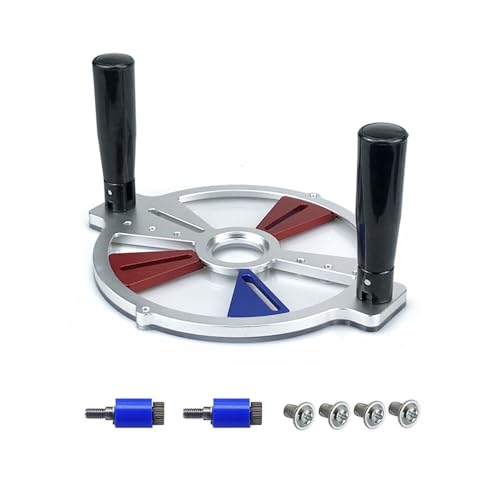 Trimmmaschine Fräsen Nut Gravur Führungsschiene Multifunktionale Einstellbare Unterstützung Hilfsführung Halterung Holzbearbeitungswerkzeug(7 pcs) von Fleixoaptv