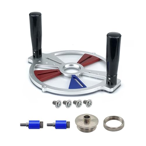 Trimmmaschine Fräsen Nut Gravur Führungsschiene Multifunktionale Einstellbare Unterstützung Hilfsführung Halterung Holzbearbeitungswerkzeug(9 pcs) von Fleixoaptv