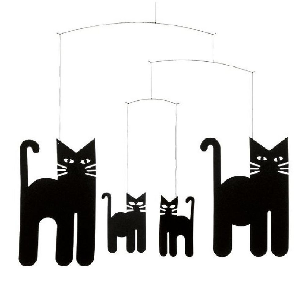 Flensted Mobiles Skulptur Mobile Cats Katzen von Flensted Mobiles