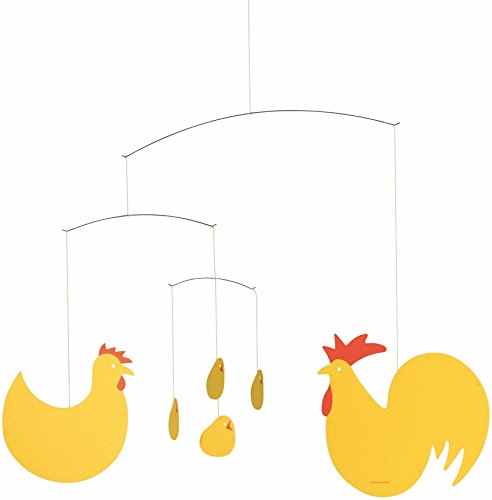 Flensted f080 Easter Mobiles, Folie, Gelb, 28cm von Flensted