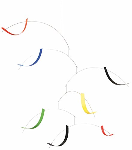 Flensted f143 Breeze Mobile, Stahl, Mehrfarbig, 70x85cm , von Flensted