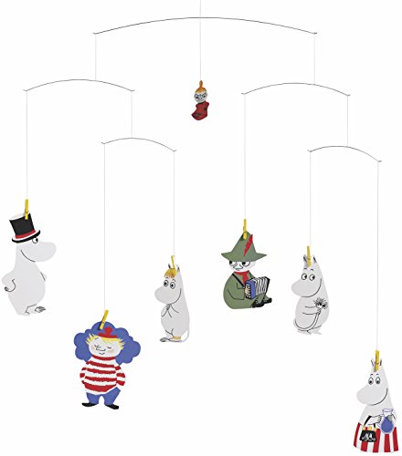 Flensted f432 Moomin 2009 Mobile, Stahl, Mehrfarbig, 55x50cm von Flensted
