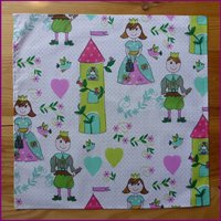Serviette „Meine Prinzessin Und Mein Prinz", Einzigartiges Modell von FleurdeLinBoutique