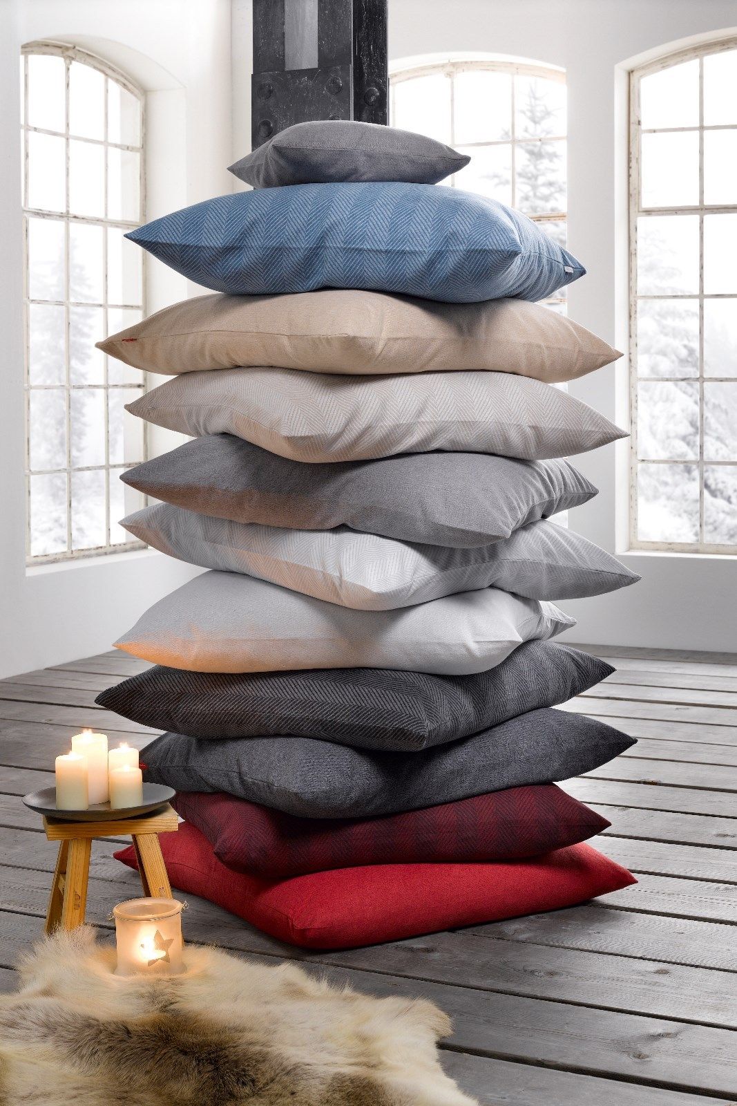 2 Stück Fleuresse Edelflanell Kissenbezüge Lech Fischgrätmuster DP 40x80 cm granit 1 2 Stück Fleuresse Edelflanell Kissenbezüge Lech Fischgrätmuster DP 40x80 cm granit 1 von Fleuresse GmbH