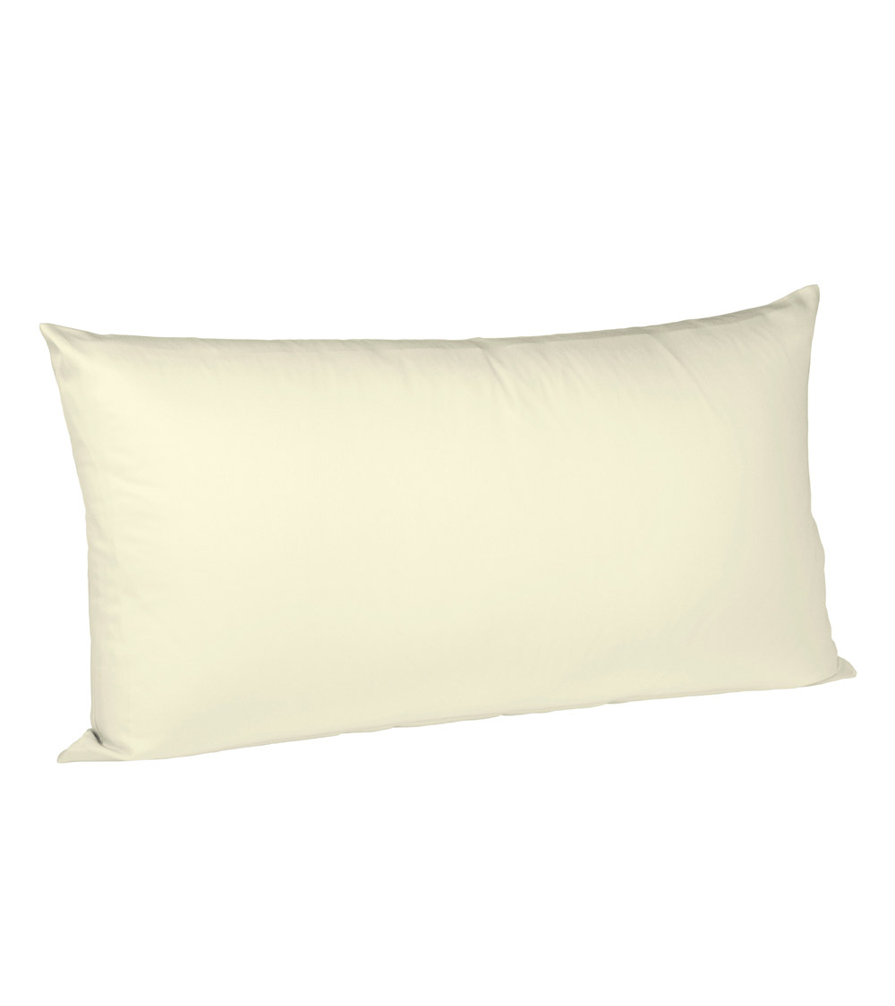 2 Stück Fleuresse Mako-Satin Kissenbezüge 40x60 cm uni mit RV DP 2610 creme 2 Stück Fleuresse Mako-Satin Kissenbezüge 40x60 cm uni mit RV DP 2610 creme von Fleuresse GmbH