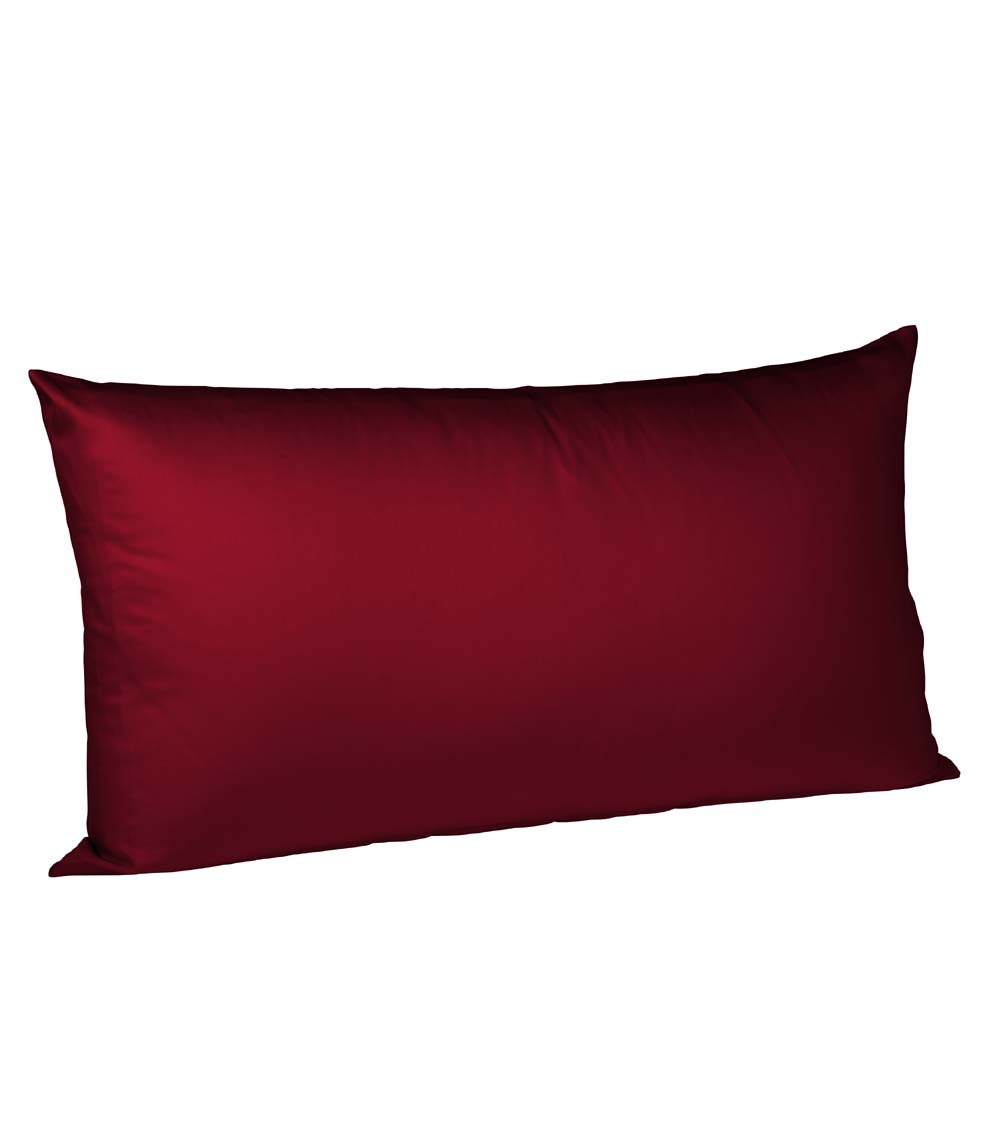2 Stück Fleuresse Mako-Satin Kissenbezüge 40x80 cm uni mit RV DP 4074 pflaume 2 Stück Fleuresse Mako-Satin Kissenbezüge 40x80 cm uni mit RV DP 4074 pflaume von Fleuresse GmbH