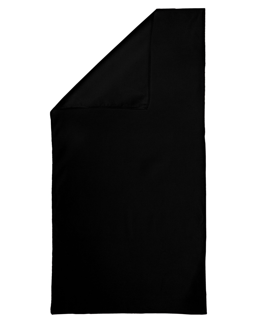 2 x fleuresse Sport Duschtuch 90x180 cm High-Tech-Reise Duschtuch 3450-1 schwarz von Fleuresse