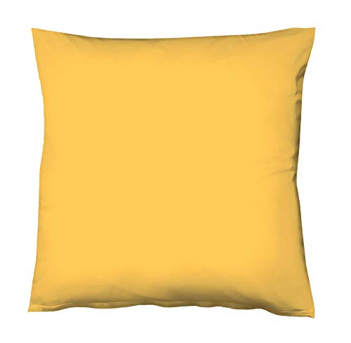fleuresse 9200 Colours Interlock Jersey Kissenbezug aus 100% Baumwolle, Oekotex Standard 100, 40 x 40 cm, Sonnengelb fleuresse 9200 Colours Interlock Jersey Kissenbezug aus 100% Baumwolle, Oekotex Standard 100, 40 x 40 cm, Sonnengelb von fleuresse