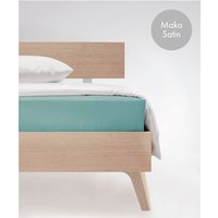 fleuresse Spannbettlaken "Colours in Gr. 90x200, 140x200 oder 180x200 cm", Mako Satin, für Matratzen bis 23 cm Höhe, Bettlaken, Spannbetttuch von Fleuresse