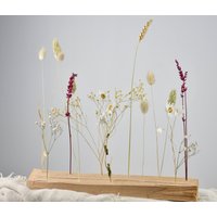 Flowerbar, Holzscheit Und Trockenblumen von Fleursencage