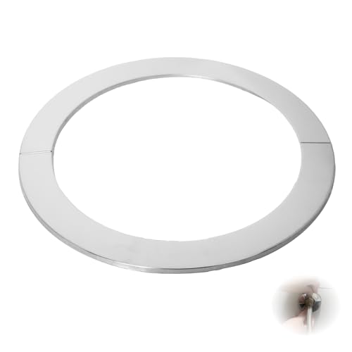 Fledart rosette ofenrohr 200mm Edelstah, Kaminrosette 200 mm, Kamin rosette Durchmesser 200 x 256x 5mm Hitzebeständig für Heizkessel (200mm) von Flewdart