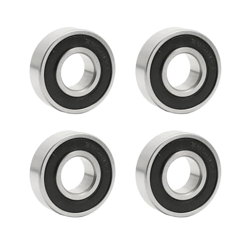 Flewdart 10 Stück F695 2RS Kugellager 5 x 13 x 4 mm, F695-2RS F695RS Karbon Stahl von Flewdart