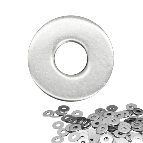 Flewdart 120pcs Unterlegscheiben M5, flach karosseriescheiben 304 Edelstahl M5 x 15mm, beilagscheiben für Schrauben und Muttern von Flewdart