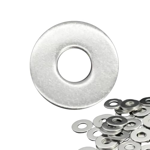 Flewdart 40pcs Unterlegscheiben M10, flach karosseriescheiben 304 Edelstahl M10 x 25mm, beilagscheiben für Schrauben und Muttern von Flewdart