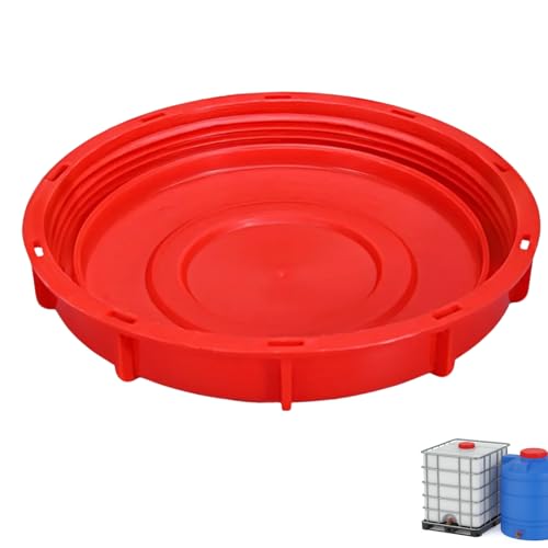 Flewdart IBC Deckel DN 225, IBC tankdeckel 225mm Abdeckung Kappe dn225 Schwarz für 1000L IBC Wasser Tank Aquarium Fassventil Gartenbewässerung (DN225 1pcs) von Flewdart