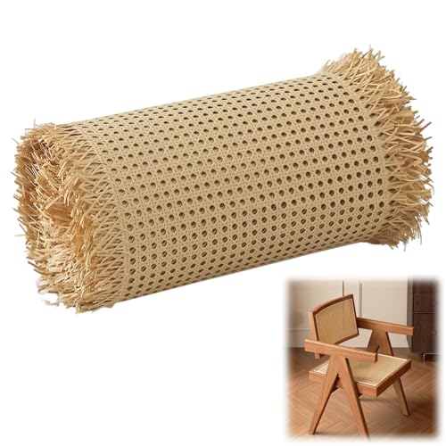 Flewdart wiener geflecht meterware Rolle 40x120cm PVC gefälschtes geflecht rattan geflecht gewebtes rattanblech für Möbel Stühle DIY Schränke Wasser-, UV- und schimmelresistent von Flewdart