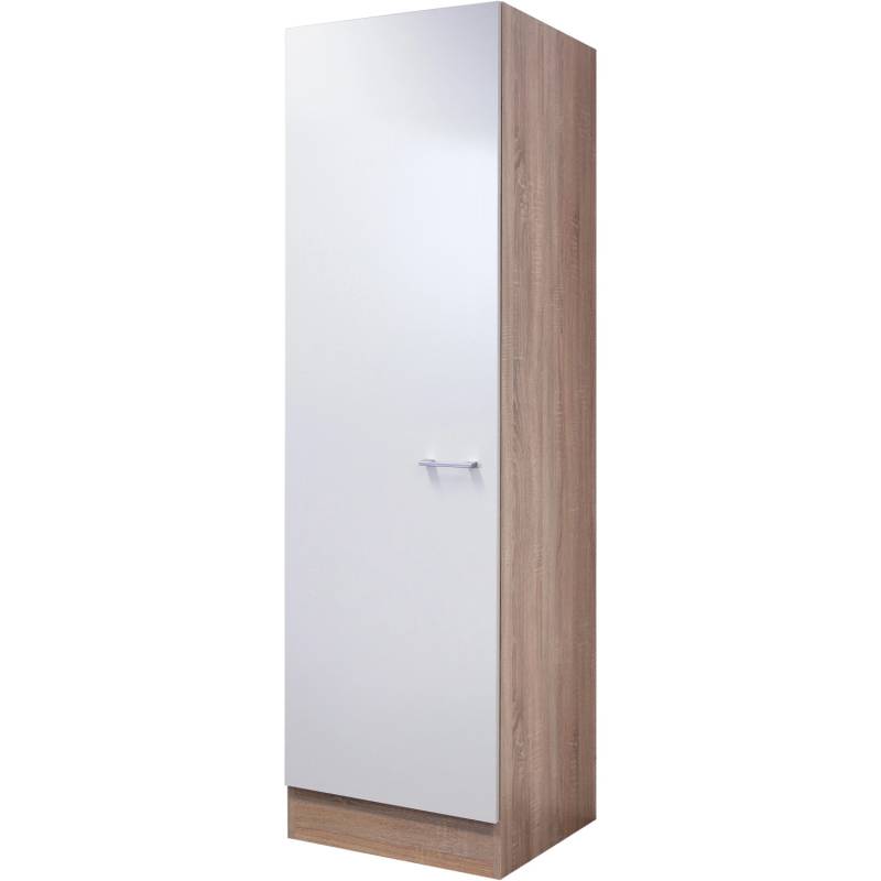 Flex-Well Classic Geschirrschrank Florida 50 cm Weiß-Sonoma Eiche von Flex-Well Classic