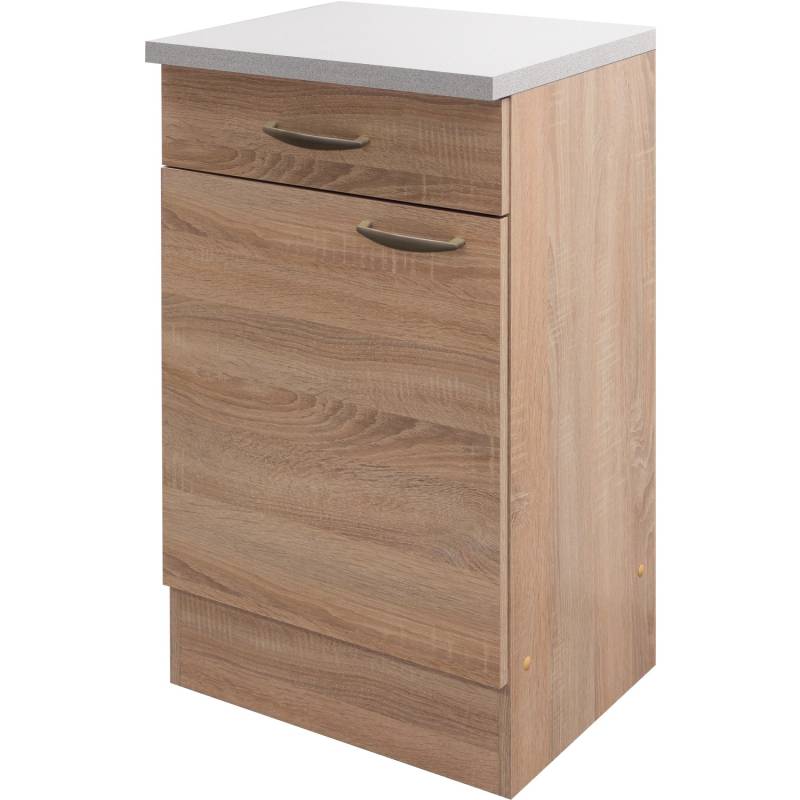 Flex-Well Classic Unterschrank 50 cm Oslo Sonoma Eiche von Flex-Well Classic