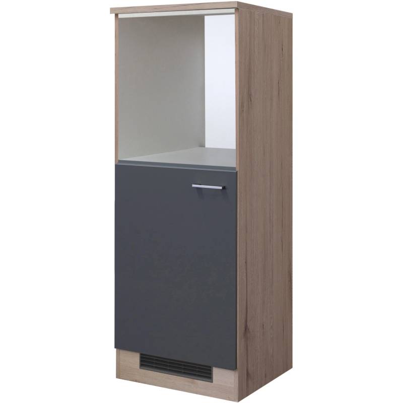 Flex-Well Exclusiv Demi-Geräteumbauschrank Morena 60cm Basaltgrau matt-San Remo von Flex-Well Exclusiv
