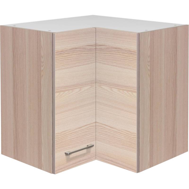 Flex-Well Exclusiv Eck-Hängeschrank Focus 60 cm x 60 cm Akazie Nachbildung von Flex-Well Exclusiv