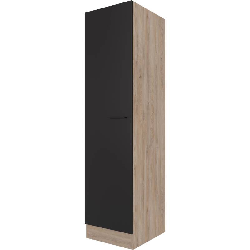 Flex-Well Exclusiv Geschirrschrank Capri 50 cm Schwarz Matt-Endgrain Oak Flex-Well Exclusiv Geschirrschrank Capri 50 cm Schwarz Matt-Endgrain Oak von Flex-Well Exclusiv